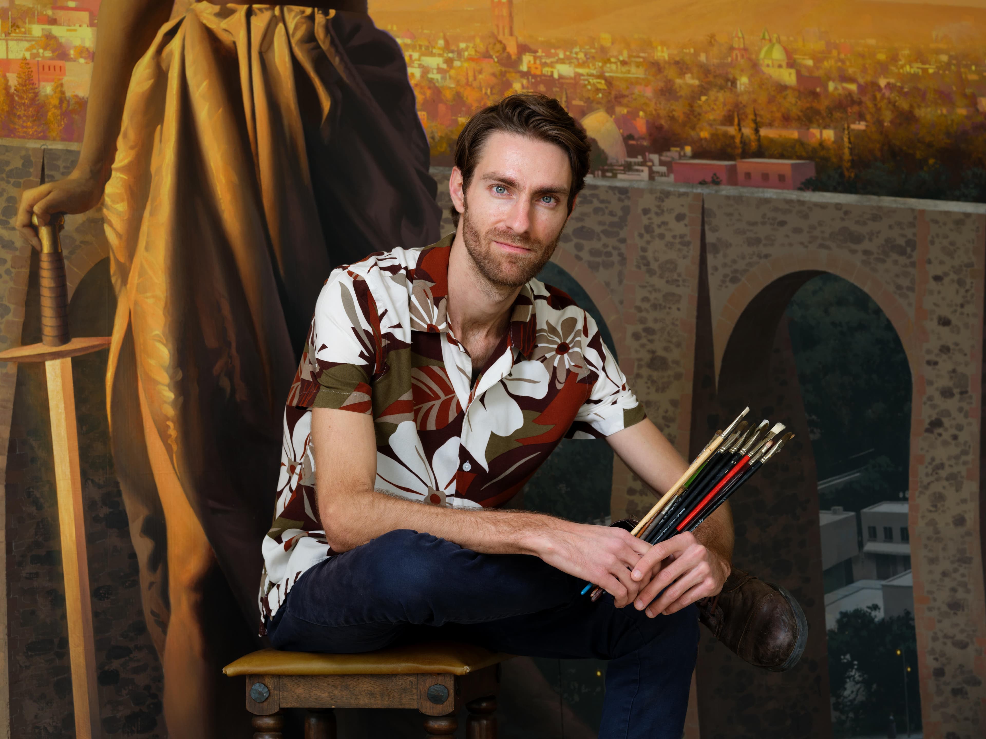 Portrait of Seattle Prize fellow Diego Glazer