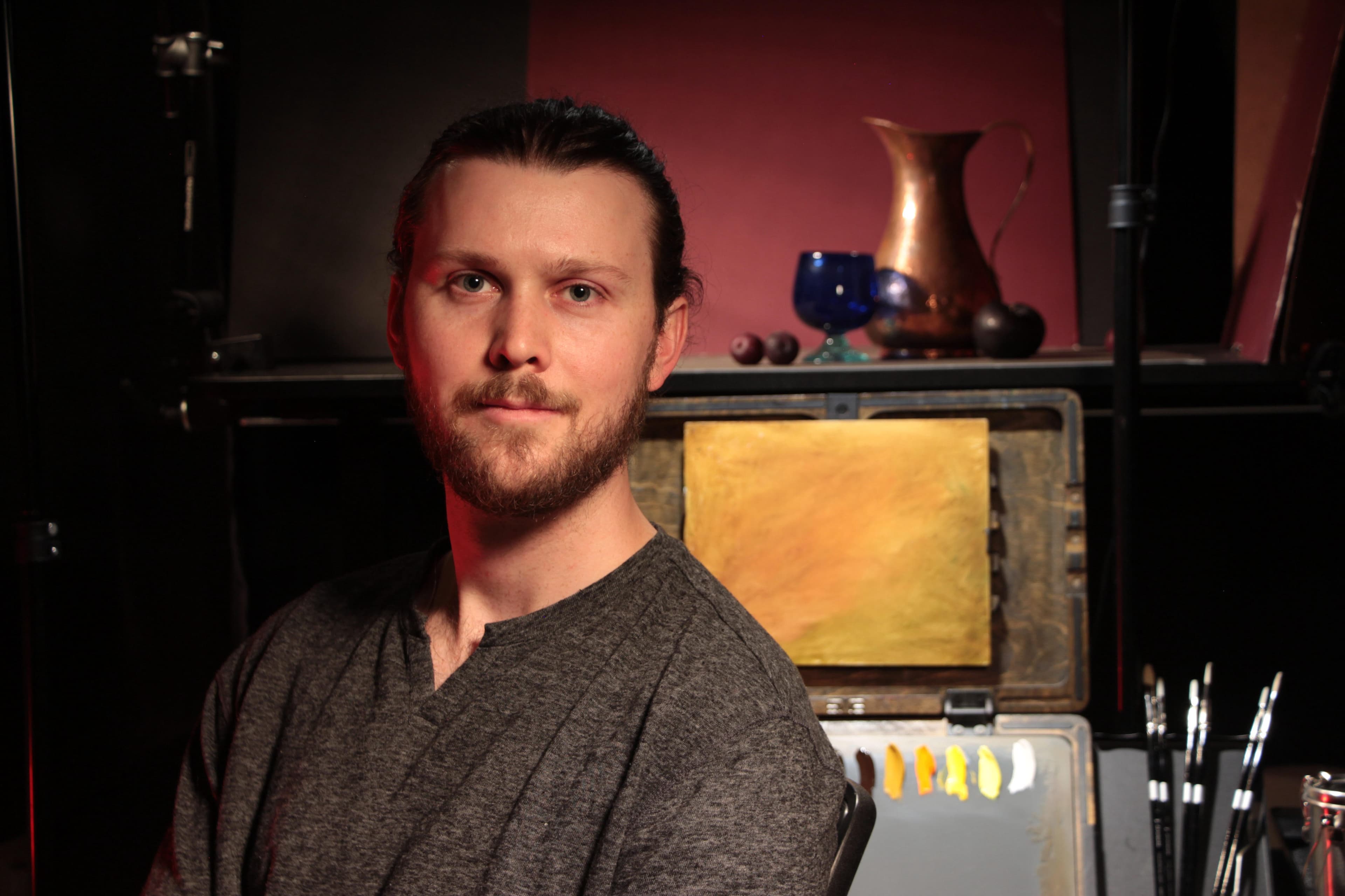 Portrait of Seattle Prize fellow Nicholas Eisele